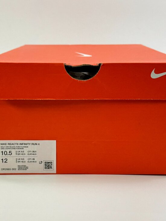 Nike ReactX Infinity Run 4 \'Wolf Grey\' DR2665-002 Multi Size main image 12
